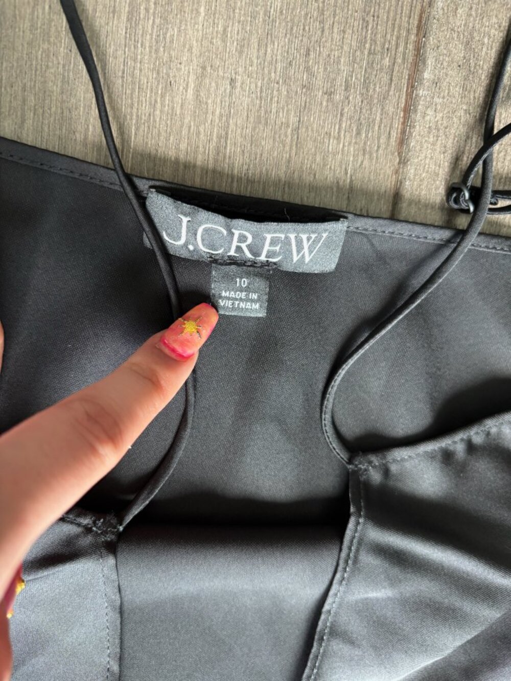 J.Crew Slip Dress black - Picture 2 of 3